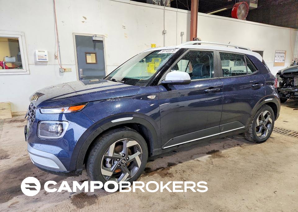 2023 Hyundai Venue Limited, daño Frontal, Copart lote 59745576
