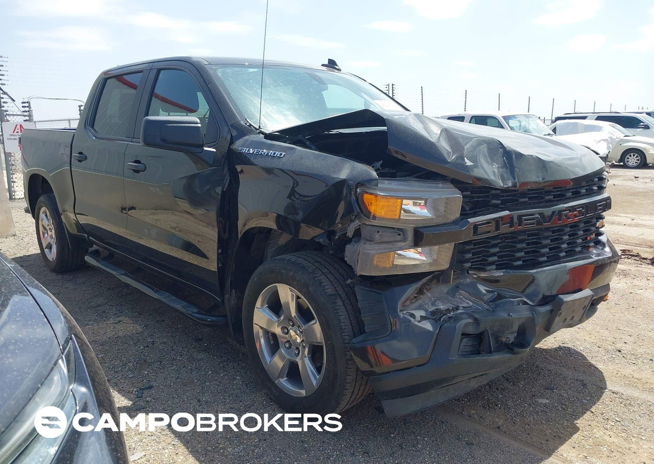 2020 Chevrolet Silverado 1500 2wd  Short Bed Custom, пошкодження: Engine Damage, Iaai лот 45441506
