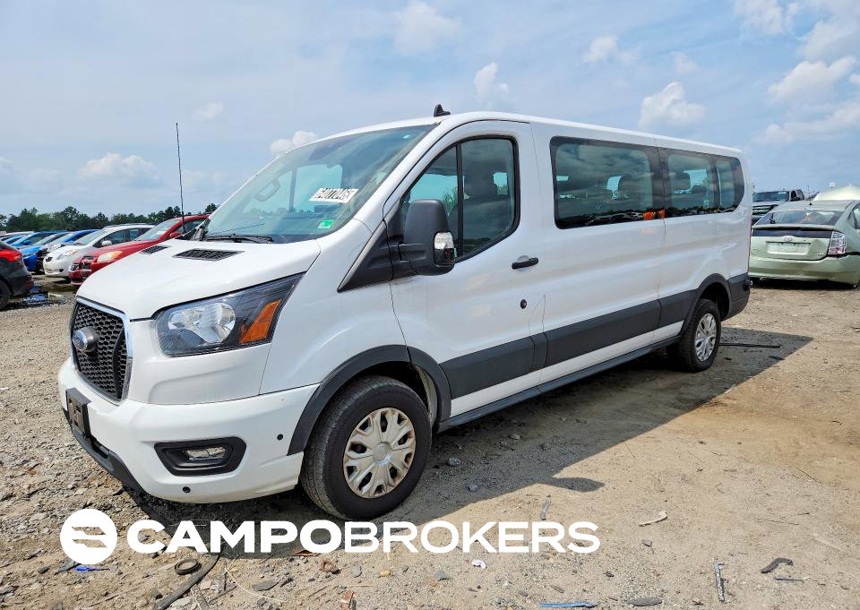 2024 Ford Transit T-350, Side damage, Copart lot 64077046