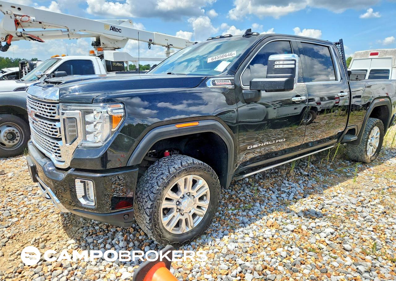 2020 Gmc Sierra K2500 Denali, All Over damage, Copart lot 64550646