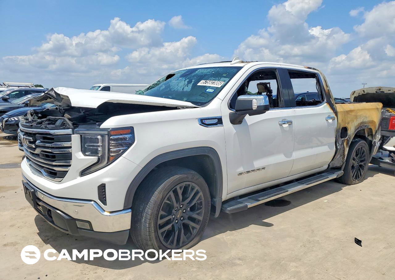 2024 Gmc Sierra K1500 Slt, daño Frontal, Copart lote 57592306