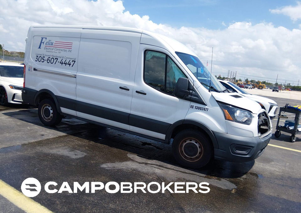 2020 Ford Transit-250, пошкодження: Лівий перед, Iaai лот 45725526