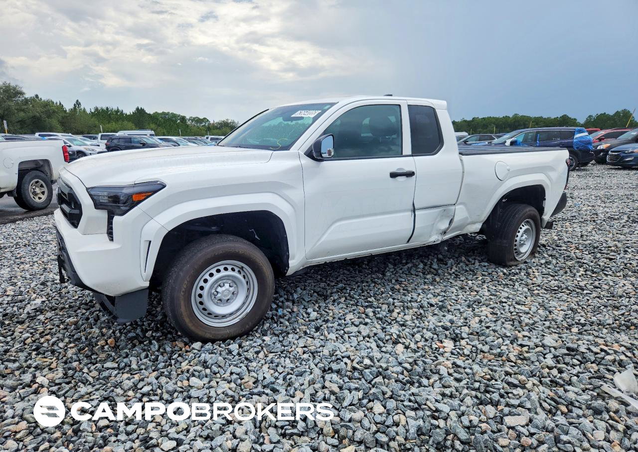 2024 Toyota Tacoma Sr, daño Lateral, Copart lote 62664006