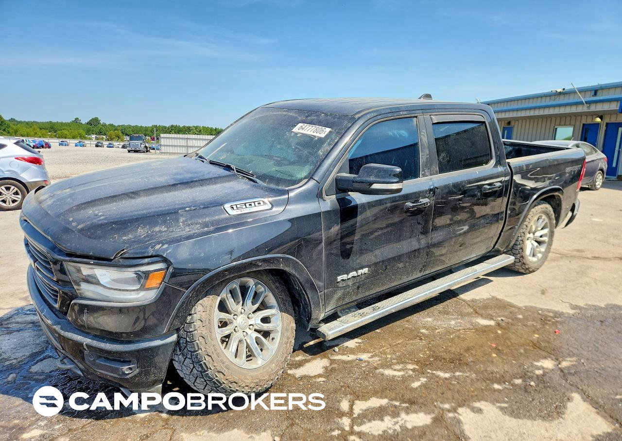 2021 Ram 1500 Laramie, daño Lateral, Copart lote 64777806