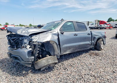2021 Chevrolet Silverado K1500 Custom, daño Frontal, Copart lote 55825206