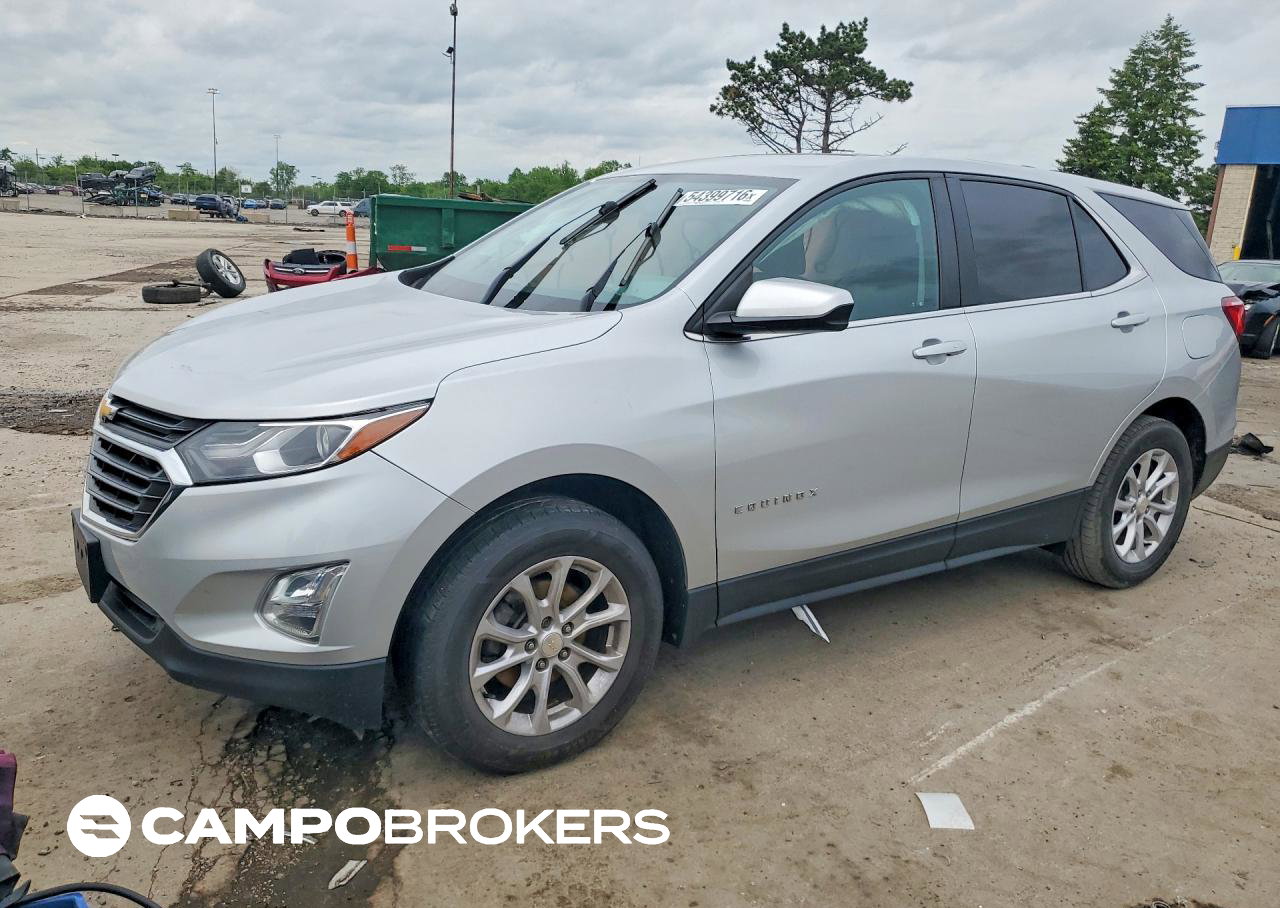 2021 Chevrolet Equinox Lt, uszkodzenie: Bok, Copart lot 54399716