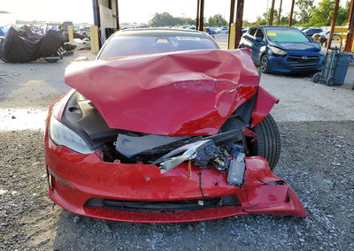 2021 Tesla Model S, daño Frontal, Copart lote 58201666, foto 5 de 15