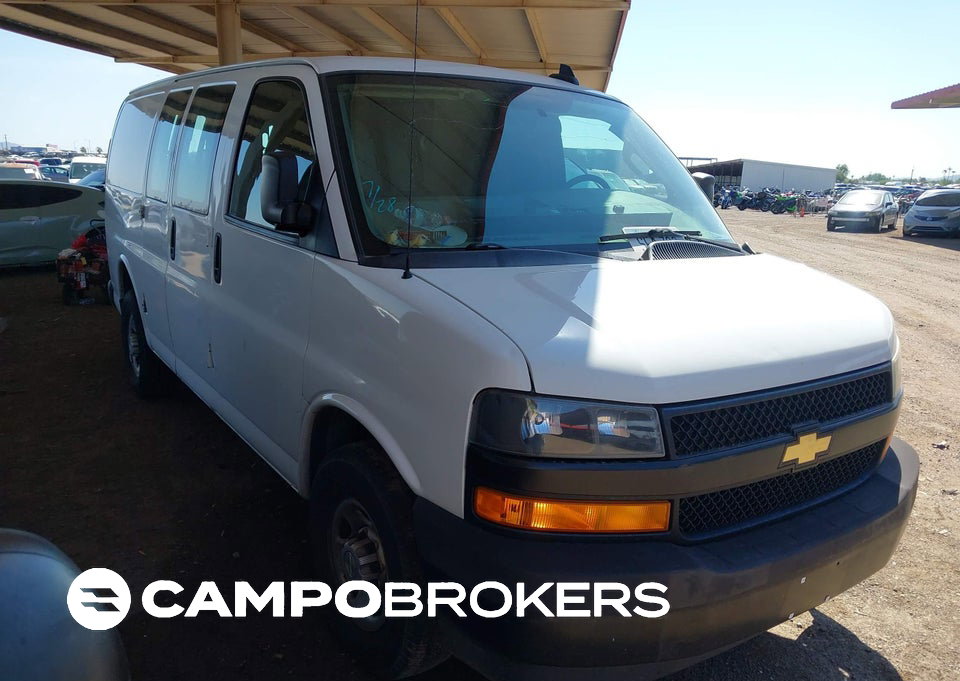 2020 Chevrolet Express Cargo Rwd 2500 Regular Wheelbase Wt, Normal Wear & Tear damage, Iaai lot 45747926