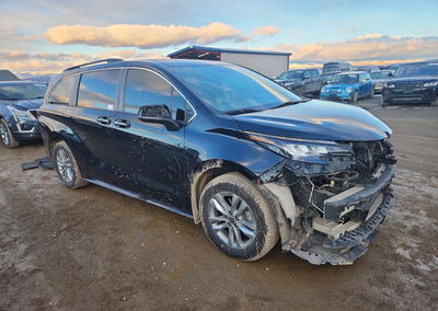2022 Toyota Sienna Xle, пошкодження: Передня частина, Copart лот 75881435, фото 4 з 6
