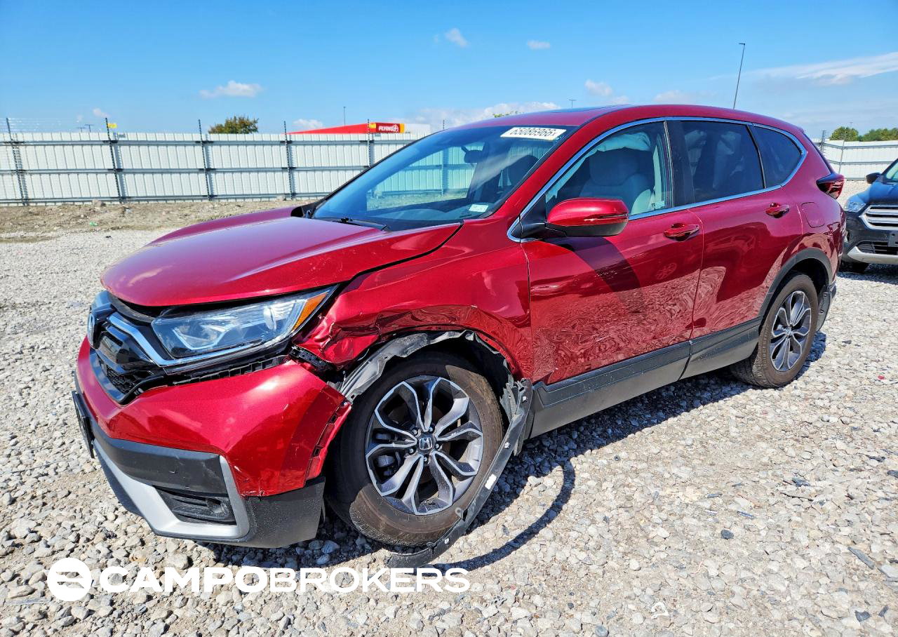 2022 Honda Cr-v Ex, Front End damage, Copart lot 65086966