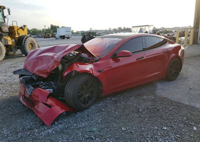 2021 Tesla Model S, daño Frontal, Copart lote 58201666