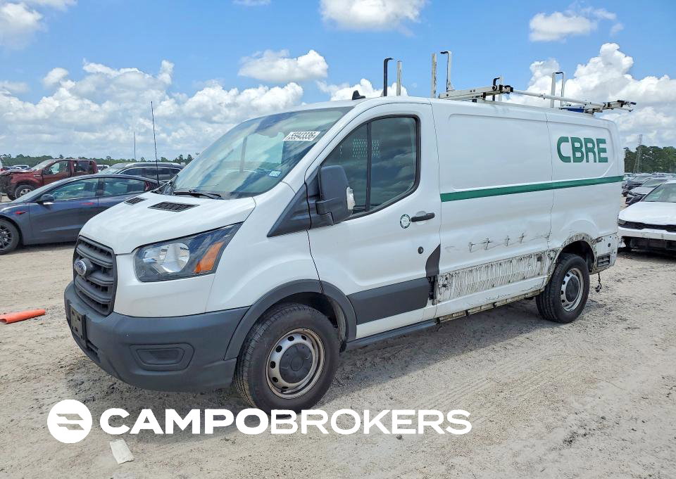 2020 Ford Transit T-250, daño Lateral, Copart lote 55943336