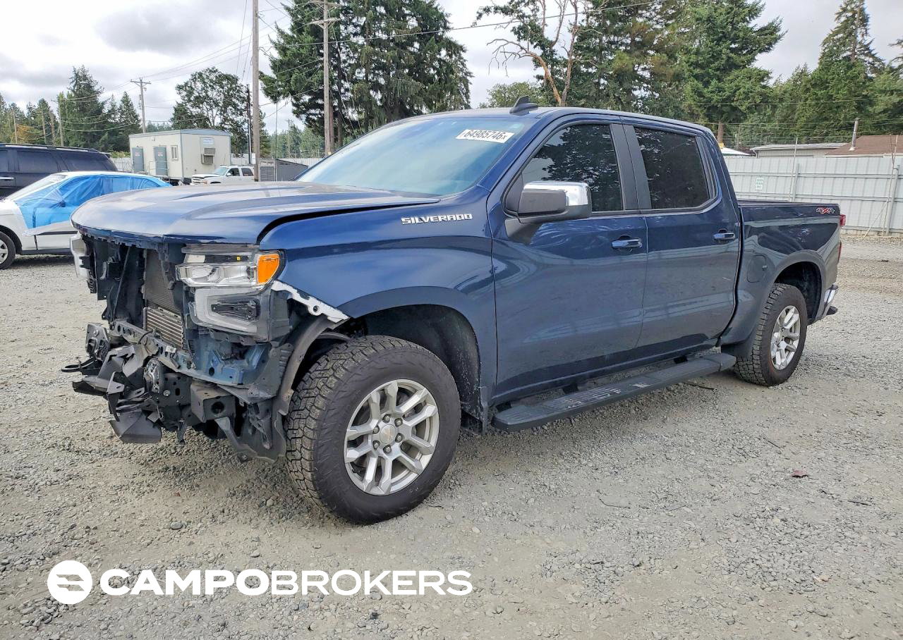2023 Chevrolet Silverado K1500 Lt, пошкодження: Передня частина, Copart лот 64985746
