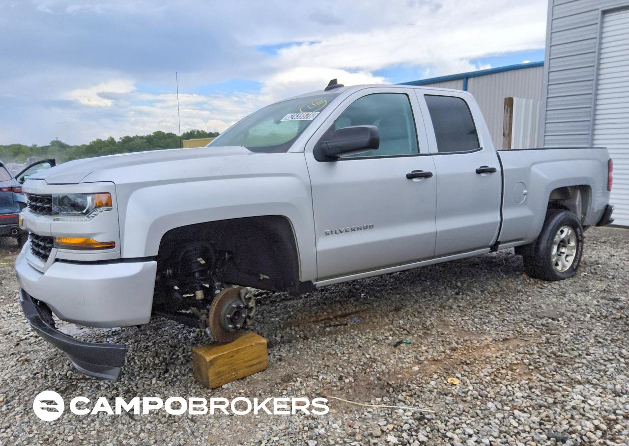 2019 Chevrolet Silverado Ld C1500 Custom, daño Abolladuras/rayones menores, Copart lote 62439576
