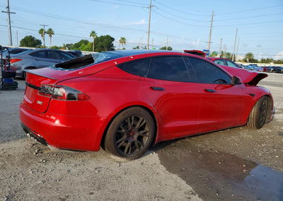 2021 Tesla Model S, daño Frontal, Copart lote 58201666, foto 3 de 15