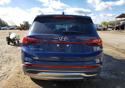 2022 Hyundai Santa Fe Sel, пошкодження: Бік, Copart лот 46157206, фото 6 з 14