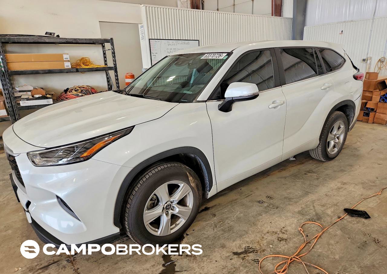 2023 Toyota Highlander L, пошкодження: Задня частина, Copart лот 63370726