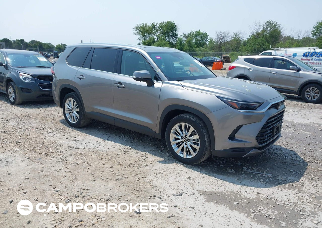 2025 Toyota Grand Highlander Platinum, пошкодження: Град, Iaai лот 45724533