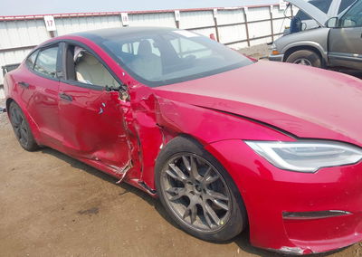 2022 Tesla Model S Dual Motor All-wheel Drive, uszkodzenie: Prawy bok, Iaai lot 45839113, zdjęcie 6 z 19