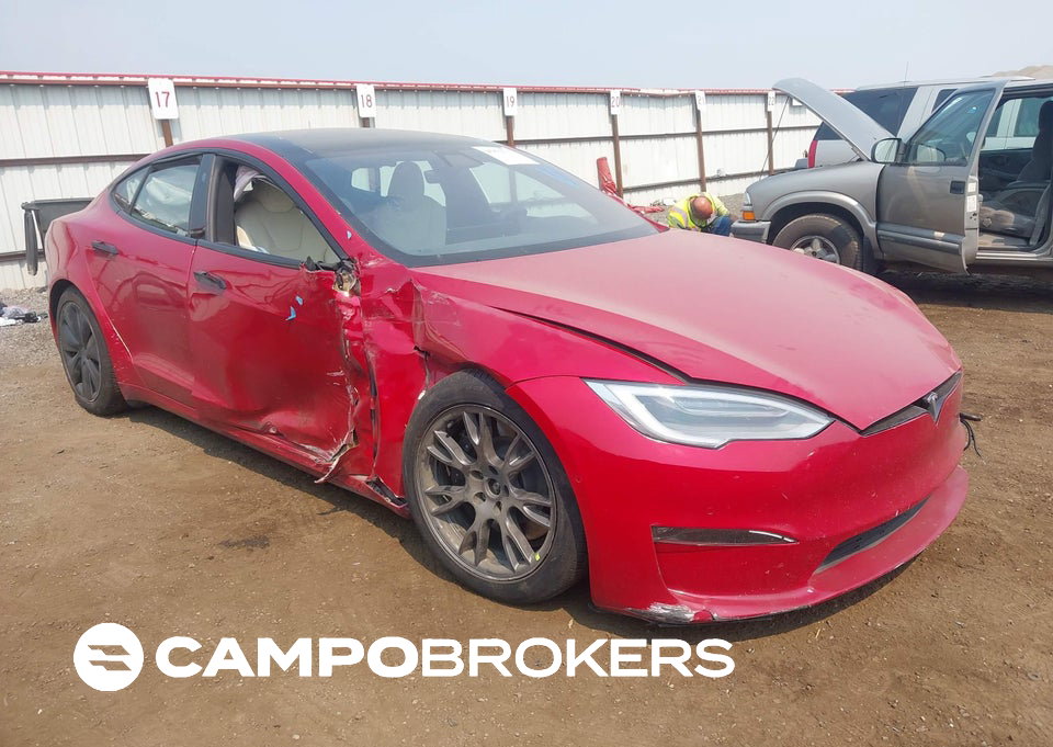 2022 Tesla Model S Dual Motor All-wheel Drive, uszkodzenie: Prawy bok, Iaai lot 45839113