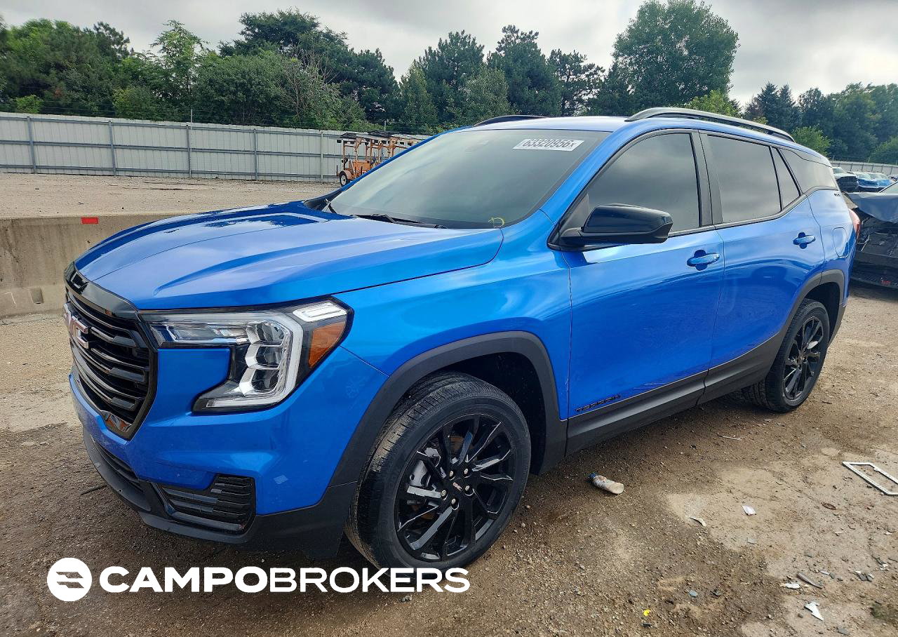 2024 Gmc Terrain Sle, daño Trasero, Copart lote 63320956