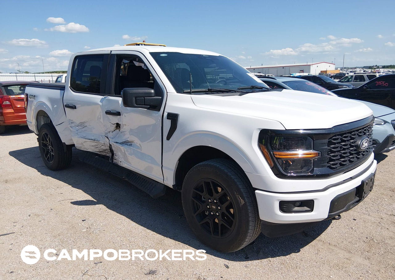 2024 Ford F-150 Stx, пошкодження: Правий бік, Iaai лот 45469675