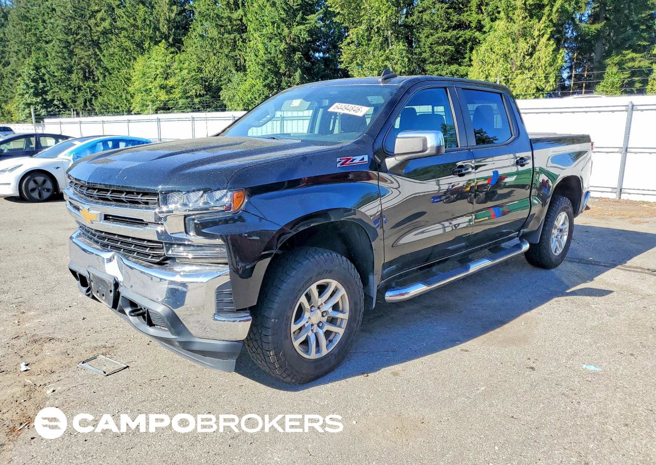 2019 Chevrolet Silverado K1500 Lt, Rear End damage, Copart lot 64494846