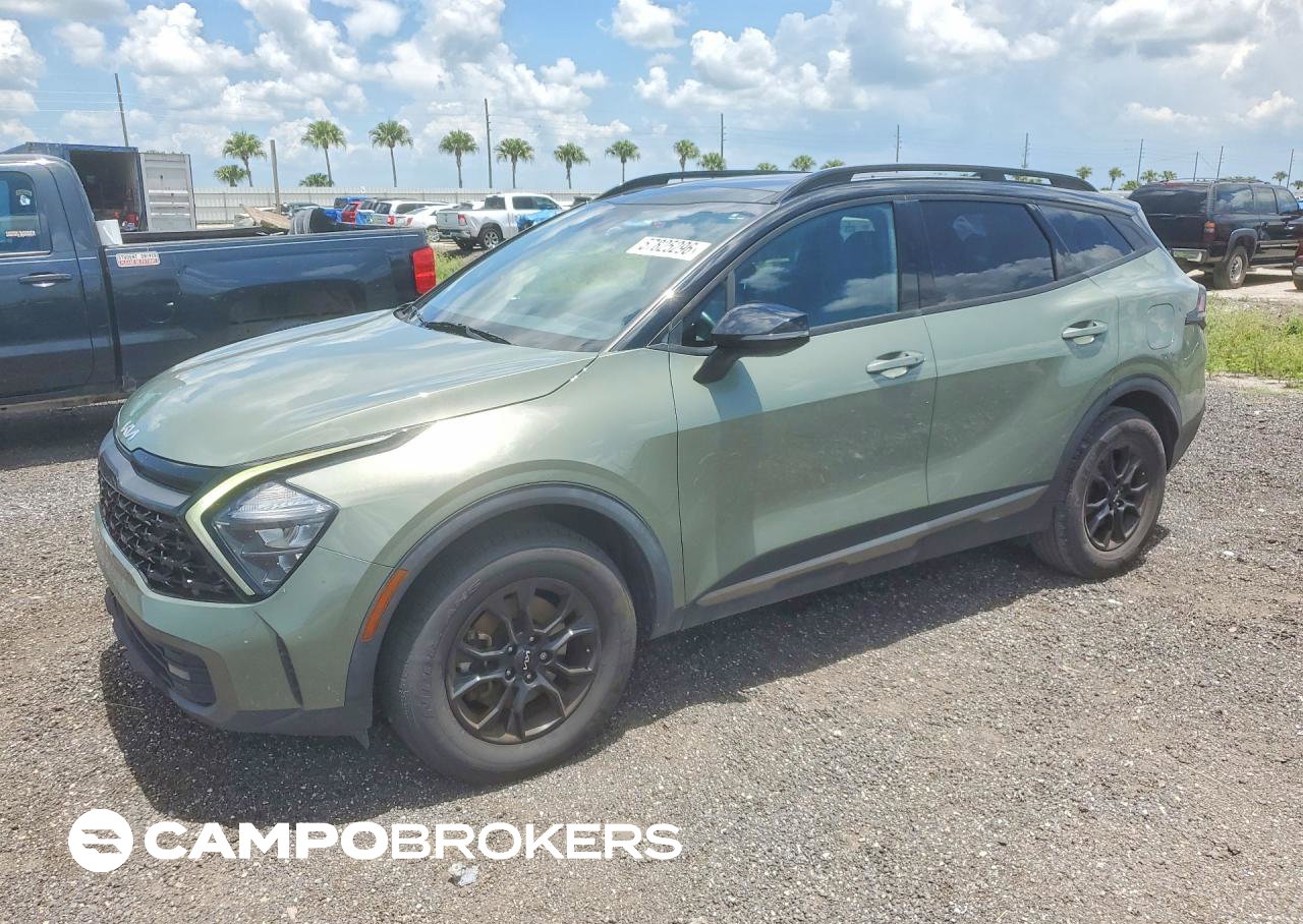2023 Kia Sportage X-pro, daño Frontal, Copart lote 57825296