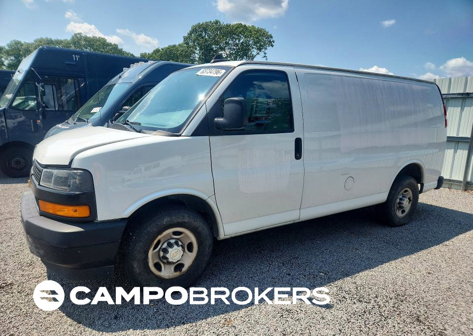 2020 Chevrolet Express G2500 4lt, пошкодження: Незначні вм’ятини/подряпини, Copart лот 63734796