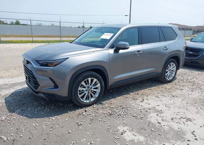 2025 Toyota Grand Highlander Platinum, пошкодження: Град, Iaai лот 45724533, фото 2 з 6