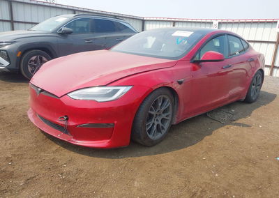 2022 Tesla Model S Dual Motor All-wheel Drive, uszkodzenie: Prawy bok, Iaai lot 45839113, zdjęcie 2 z 19