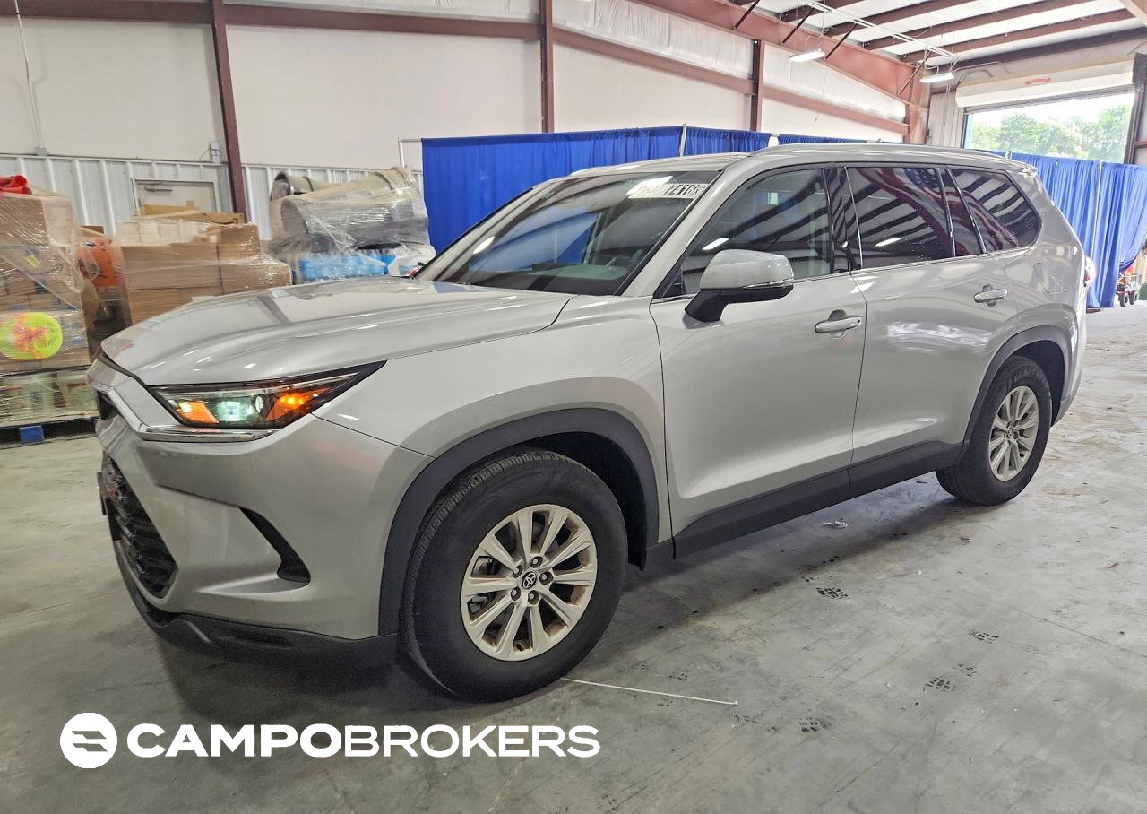 2026 Toyota Grand Highlander Xle, daño Frontal, Copart lote 64027416