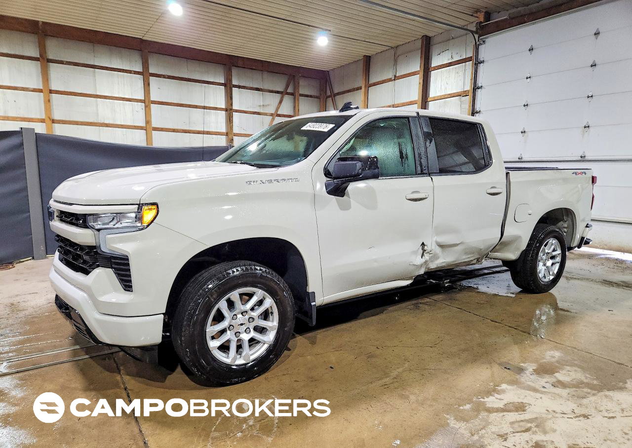 2026 Chevrolet Silverado K1500 Rst, Side damage, Copart lot 64923976