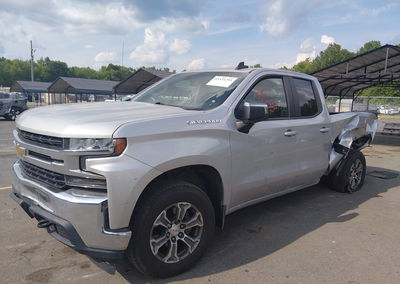 2020 Chevrolet Silverado 1500 4wd  Standard Bed Lt, daño Trasero izquierdo, Iaai lote 45321255, foto 2 de 6