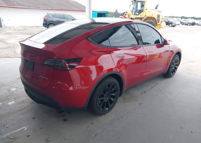 2023 Tesla Model Y Awd/long Range Dual Motor All-wheel Drive, uszkodzenie: Lewy przód, Iaai lot 45598384, zdjęcie 4 z 6