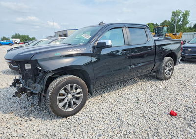 2021 Chevrolet Silverado K1500 Lt, daño Frontal, Copart lote 62868036