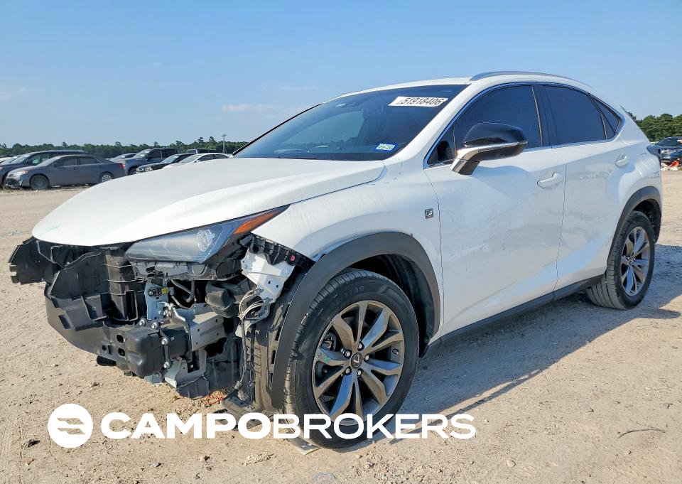 2019 Lexus Nx 300 F Sport, Front End damage, Copart lot 51918406