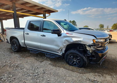 2021 Chevrolet Silverado K1500 Lt Trail Boss, daño Frontal, Copart lote 47755956, foto 4 de 6