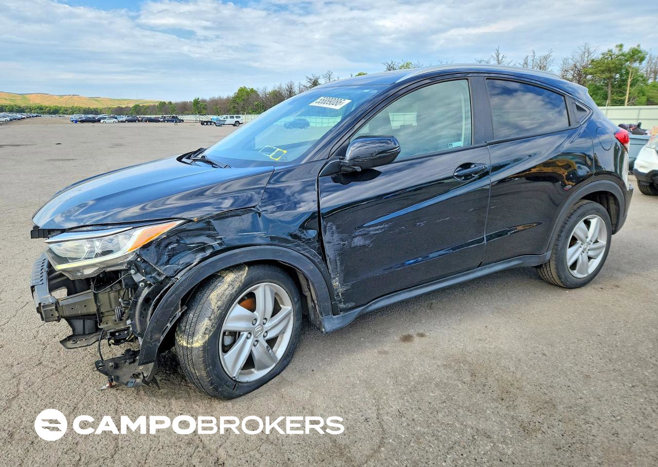 2020 Honda Hr-v Ex, Front End damage, Copart lot 55889086