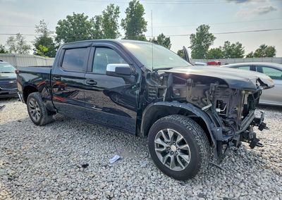 2021 Chevrolet Silverado K1500 Lt, daño Frontal, Copart lote 62868036, foto 4 de 6