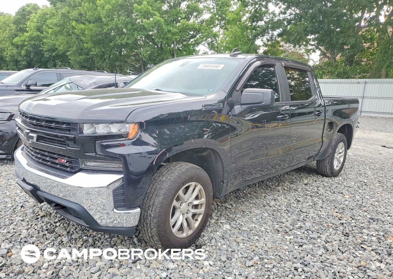 2019 Chevrolet Silverado K1500 Lt, uszkodzenie: Tył, Copart lot 59666466