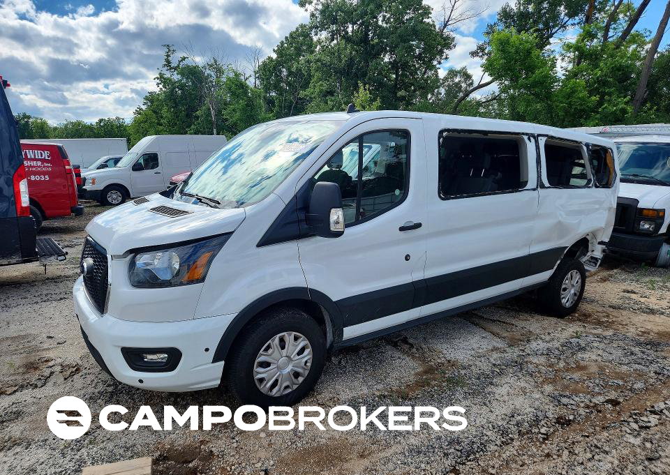 2024 Ford Transit T-350, daño Trasero, Copart lote 56790166