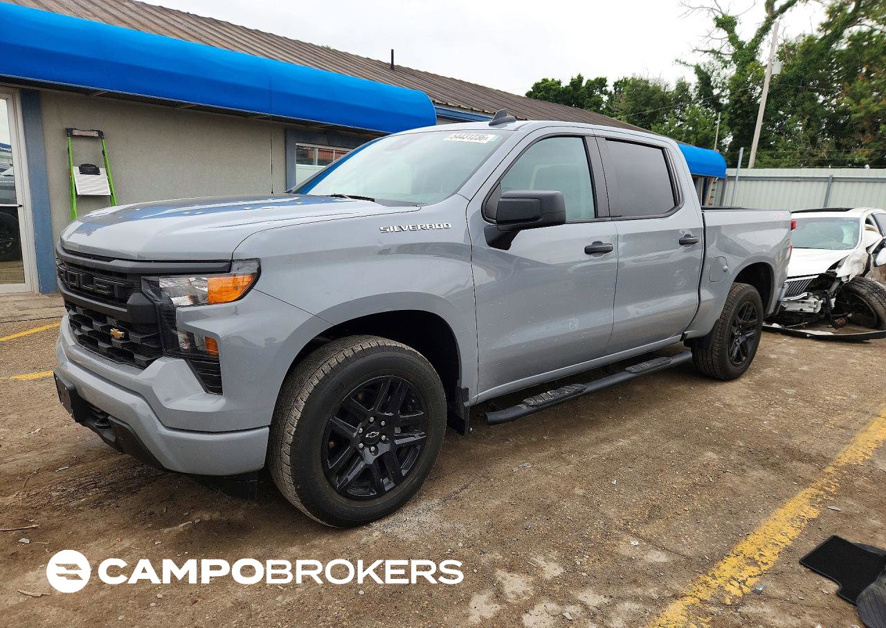 2024 Chevrolet Silverado K1500 Custom, daño Granizo, Copart lote 54431236
