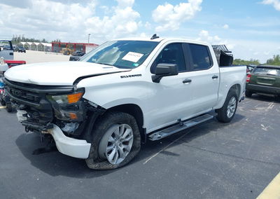 2026 Chevrolet Silverado 1500 2wd  Short Bed Custom, Right Front damage, Iaai lot 45654293, photo 2 of 6