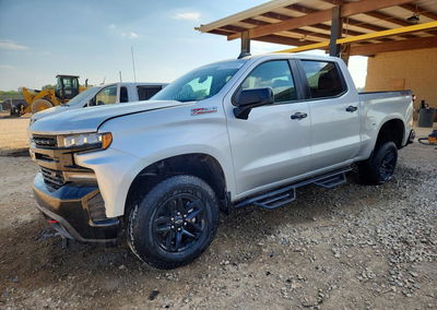 2021 Chevrolet Silverado K1500 Lt Trail Boss, daño Frontal, Copart lote 47755956