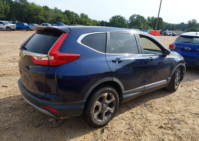 2019 Honda Cr-v Ex-l, Front End damage, Iaai lot 45476487, photo 4 of 17