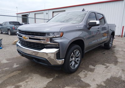 2021 Chevrolet Silverado 1500 4wd  Short Bed Lt, daño Granizo, Iaai lote 45520945, foto 2 de 16
