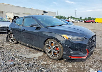 2020 Hyundai Veloster N Base, daño Trasero, Copart lote 60678996, foto 4 de 6