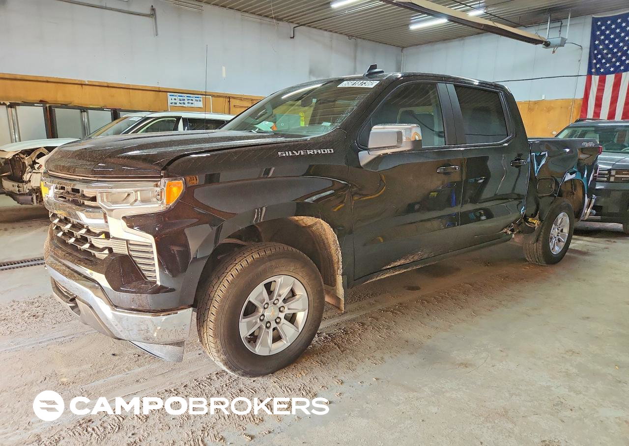 2026 Chevrolet Silverado K1500 Lt, Side damage, Copart lot 65018736