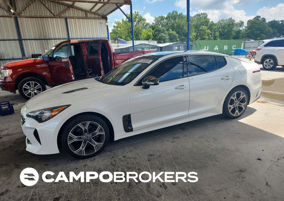 2021 Kia Stinger Gt-line, Minor Dents/Scratches damage, Copart lot 65540606
